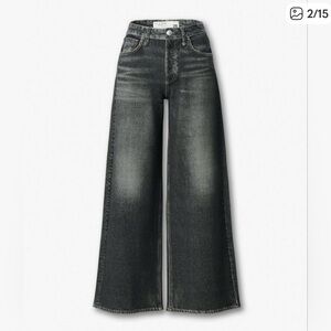 Rag & Bone Miramar Sofie Wide-Leg Pants Cotton Knit Super Soft Wide Leg Jeans 32